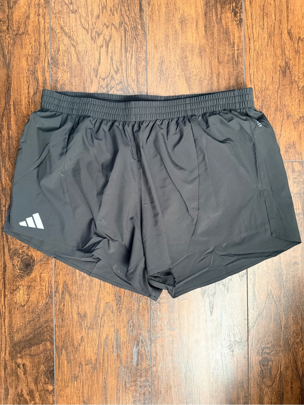 adidas Black Men's Athletic Running Shorts